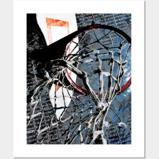 Basketball art print swoosh 43- Takumipark basketball artwork Posters and Art